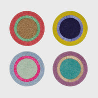 Bright Stripe Coasters (Set of 4)