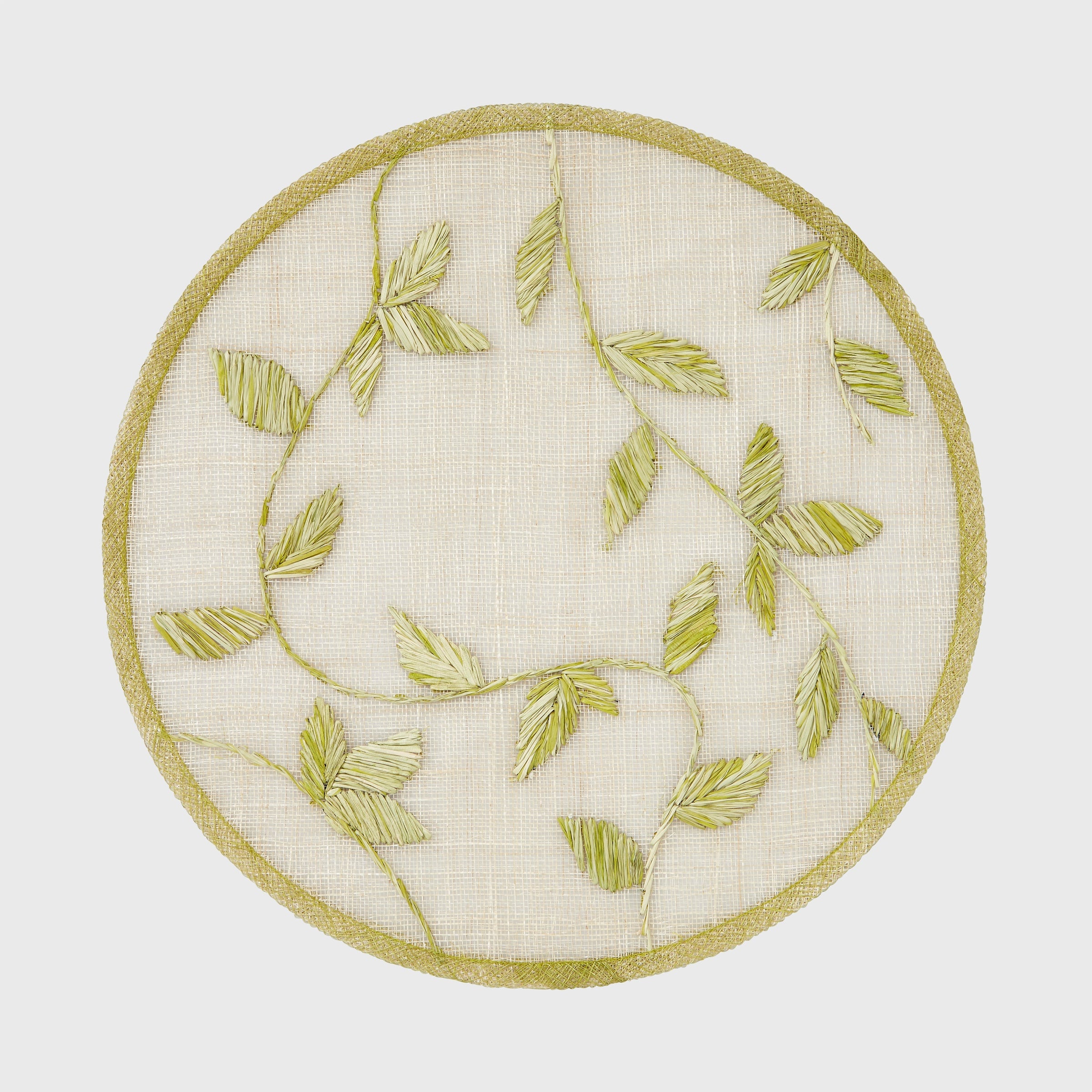 Straw Leaf Placemat - Citrus (Set of 4)