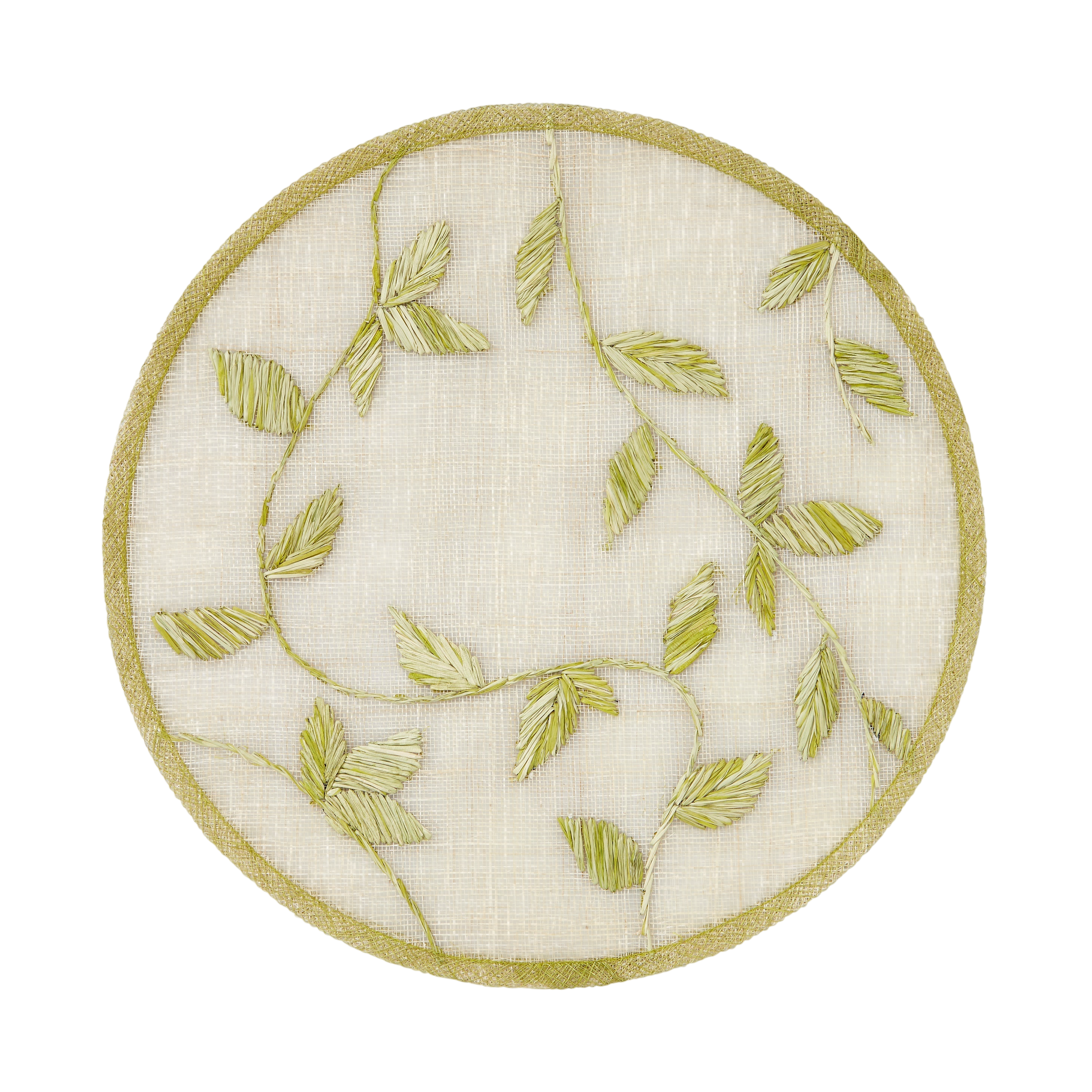 Straw Leaf Placemat - Citrus (Set of 4)