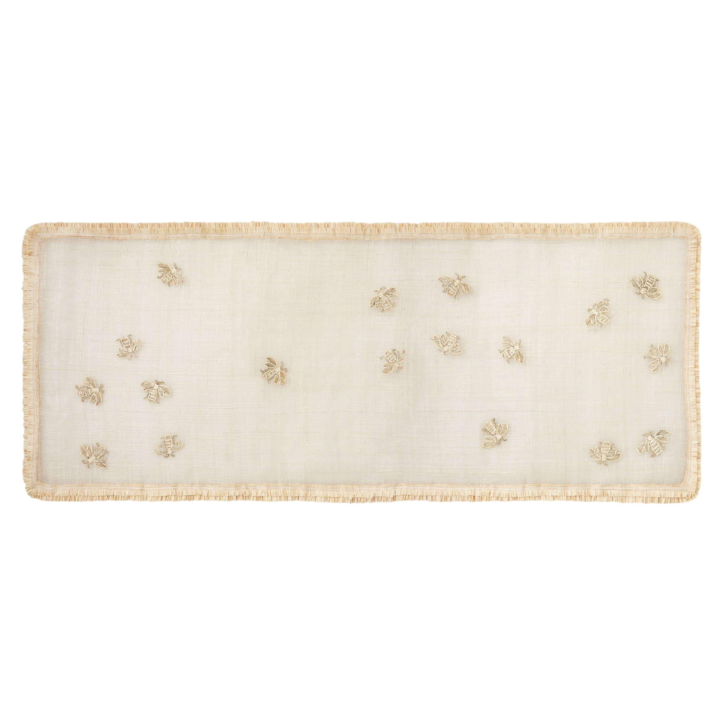 Straw Bee Table Runner
