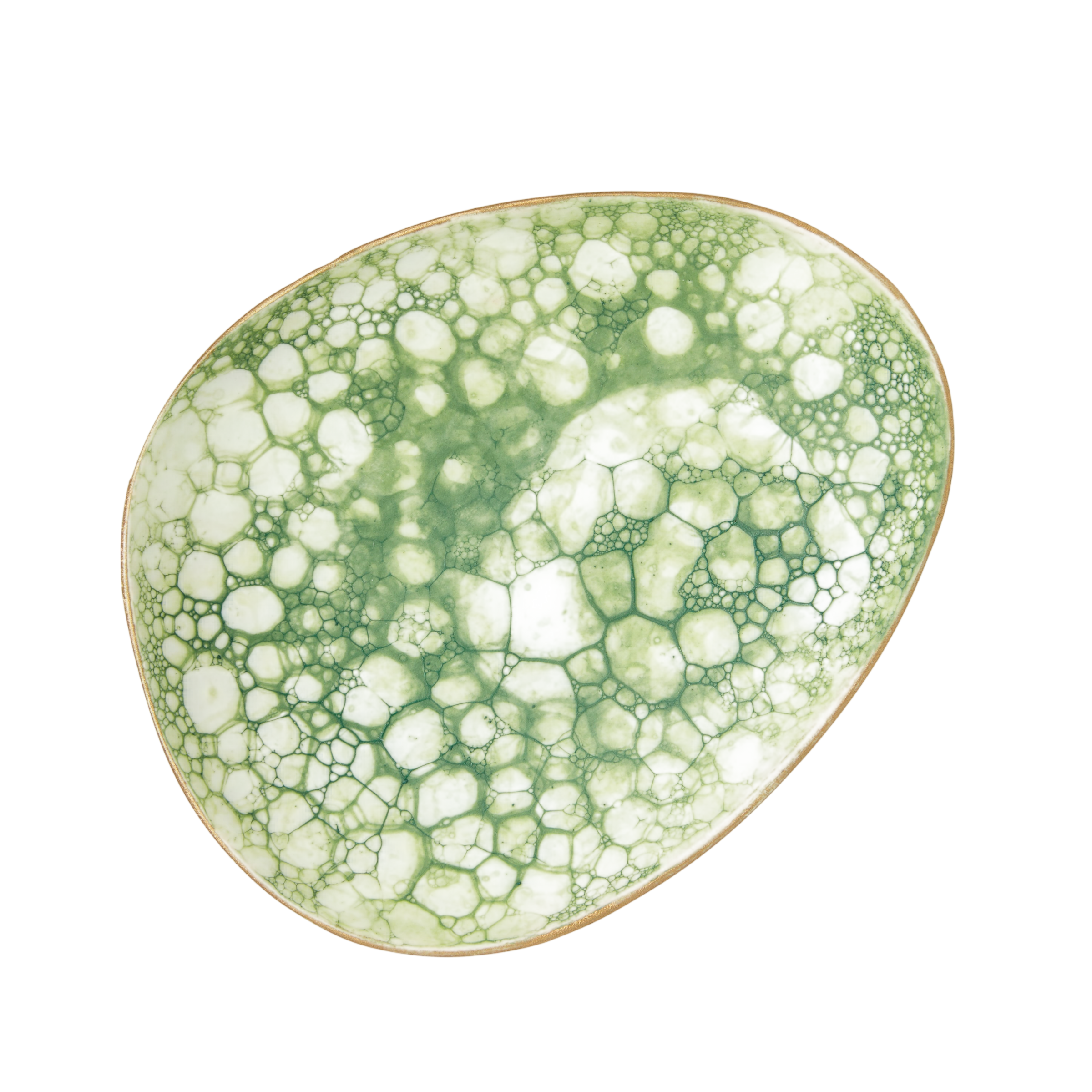 Bubble Glaze Porcelain Ring Dish