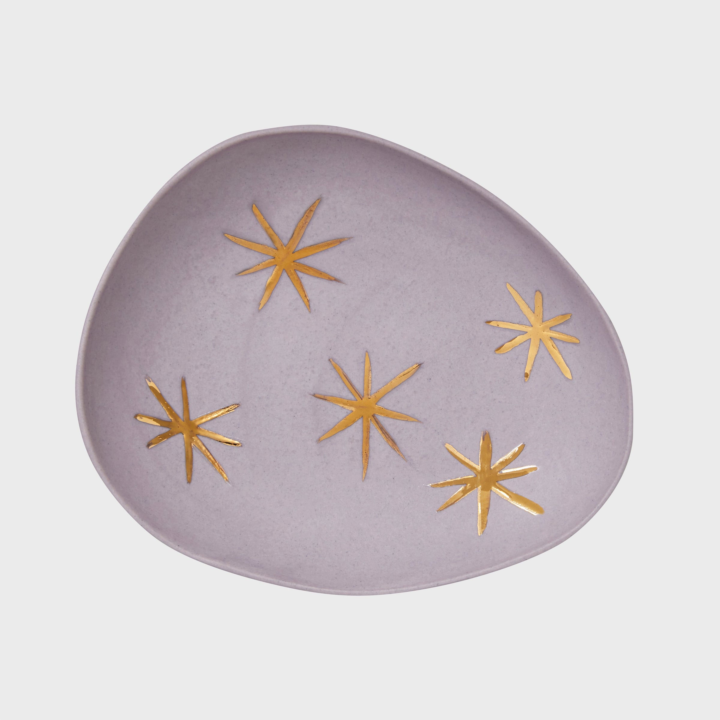 Star Porcelain Ring Dish - Lilac