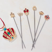 Crown Swizzle Sticks (Set of 6)