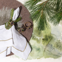 Pomegranate Skinny Napkin Rings (Set of Four)