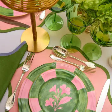 Josephine Green Dessert Plate (Set of 4)