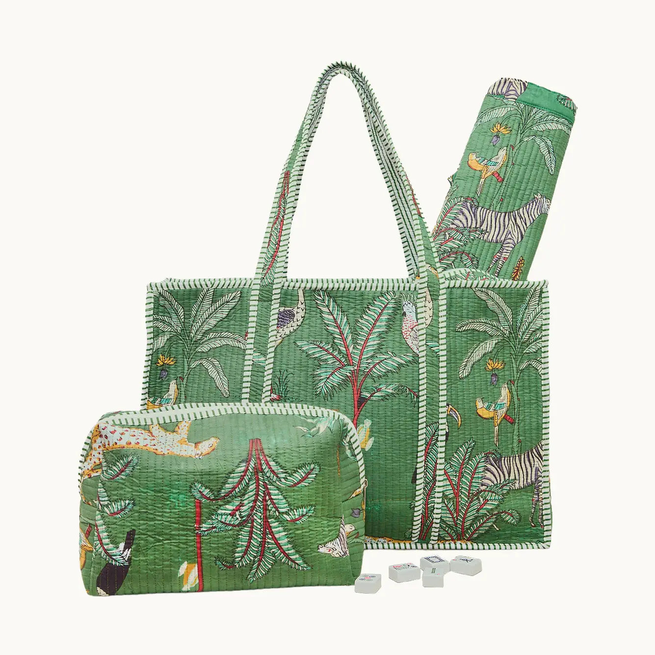 Jungle American Mahjong Complete Set