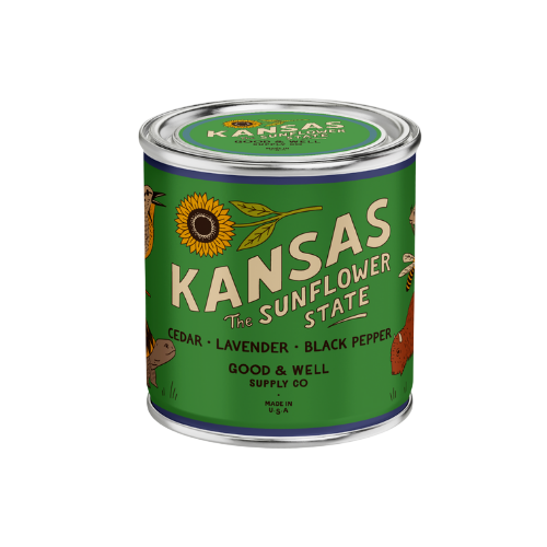 Kansas State Candle