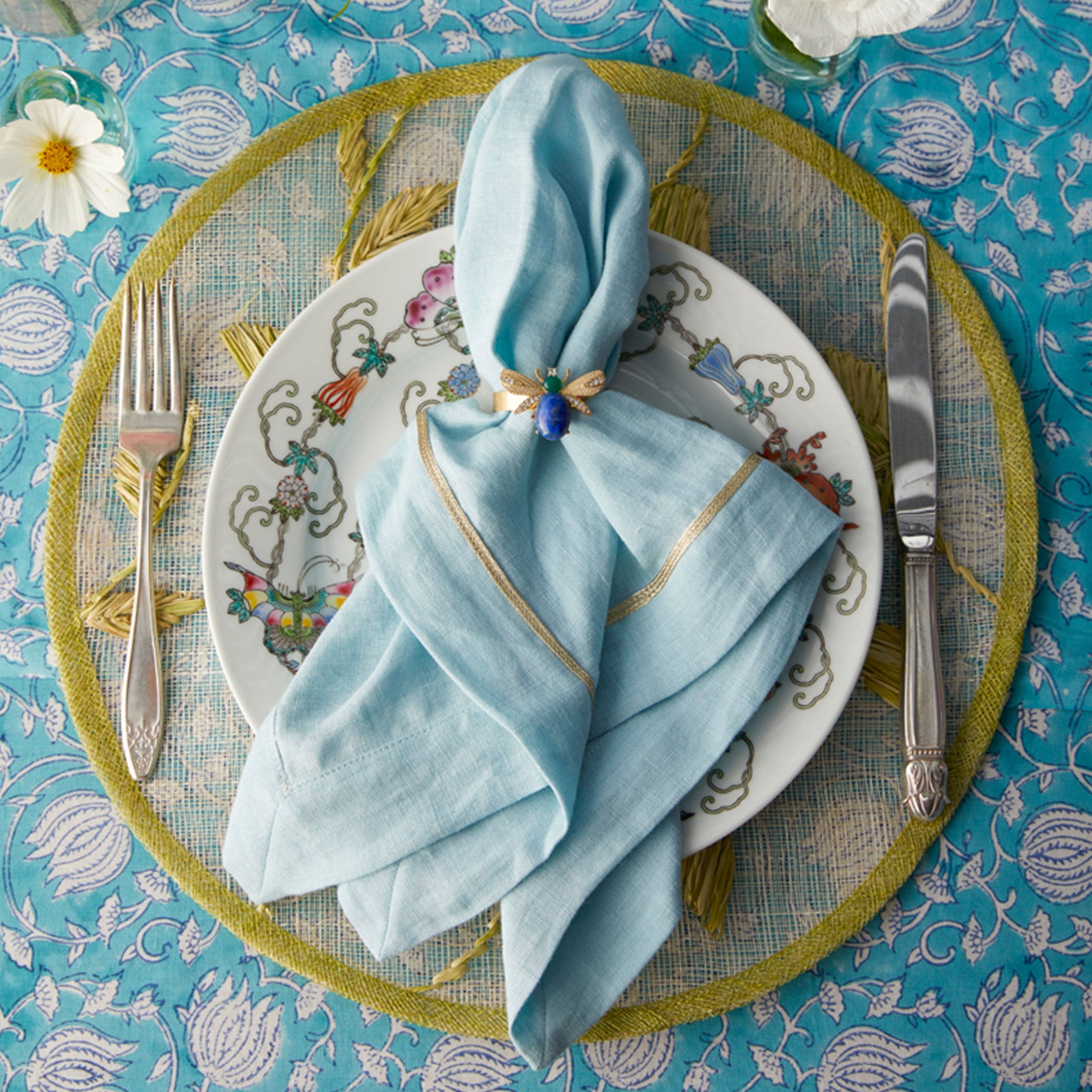 Straw Leaf Placemat - Citrus (Set of 4)