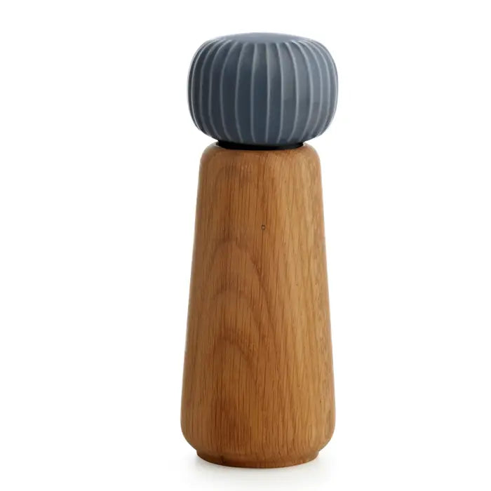 Kähler - Hammershøi - 7.3" Oak & Ceramic Spice Grinder