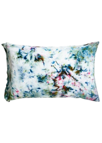 Silk Pillowcase in Garden Party