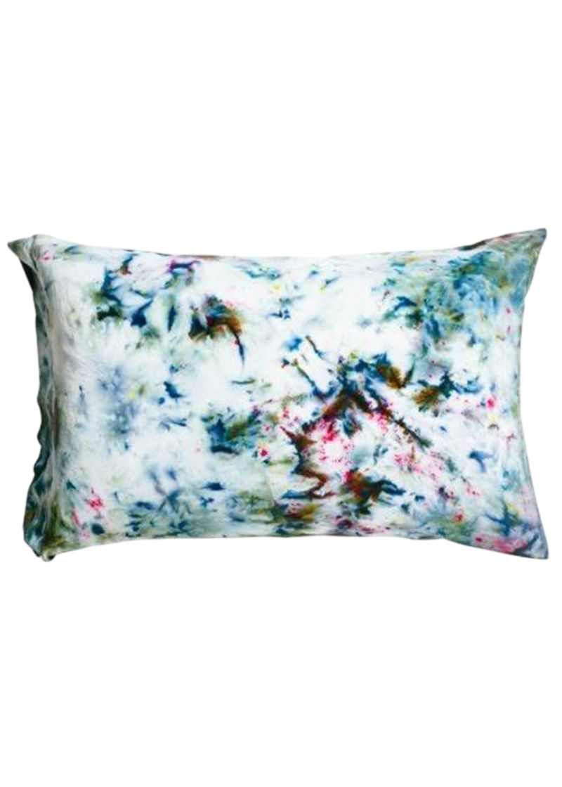 Silk Pillowcase in Garden Party