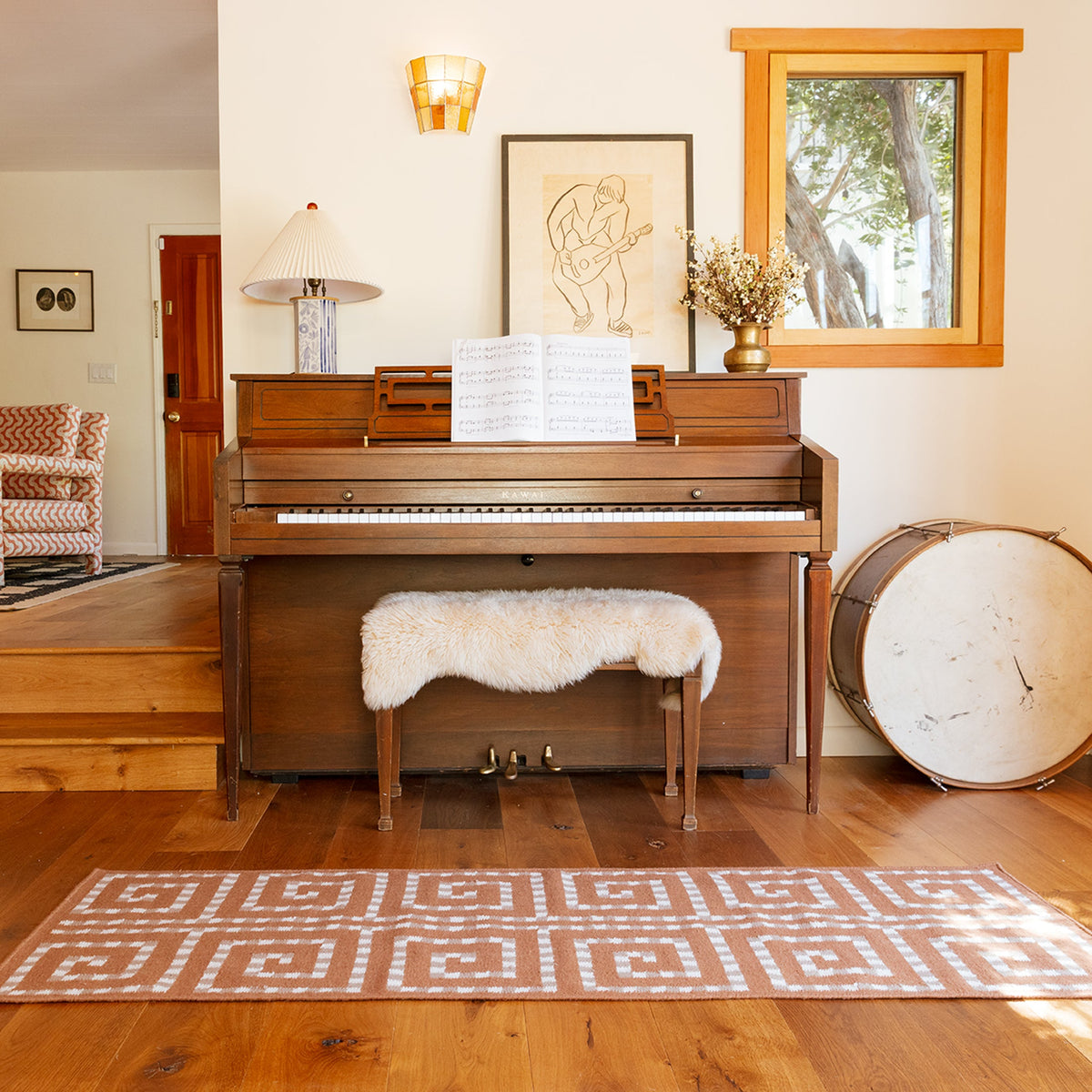 Key Runner Rug| Camel