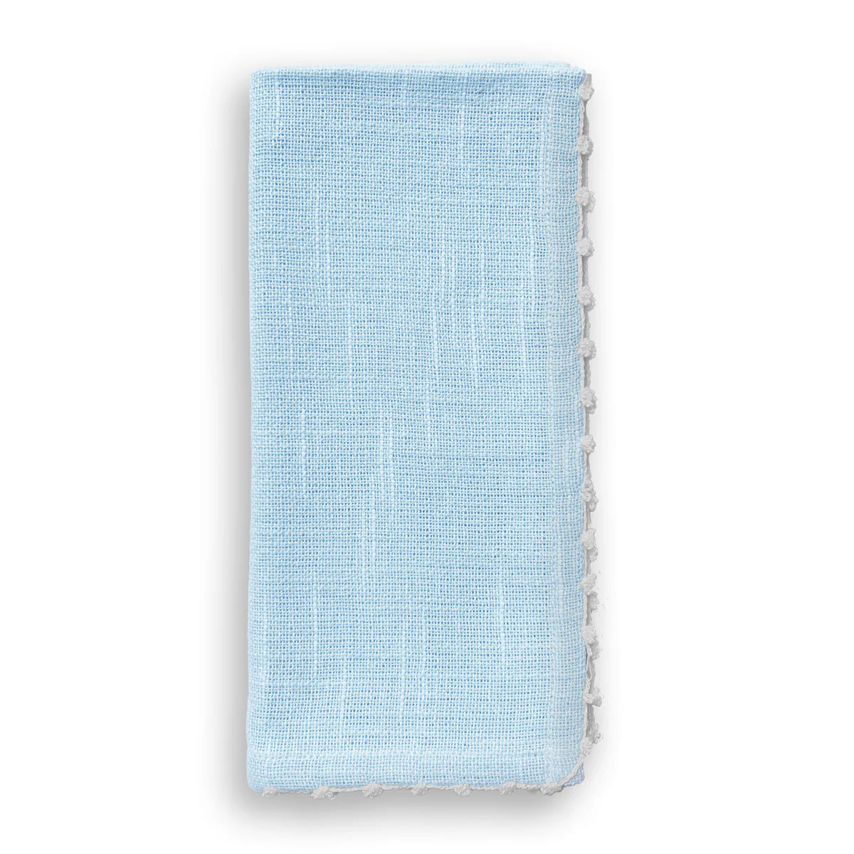 Knotted Edge Cotton Napkin with Trim (Set of 4)
