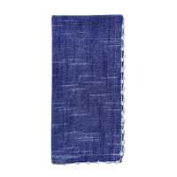 Knotted Edge Cotton Napkin with Trim (Set of 4)