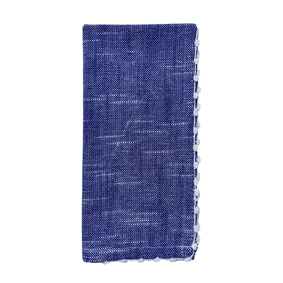 Knotted Edge Cotton Napkin with Trim (Set of 4)