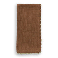 Knotted Edge Cotton Napkin with Trim (Set of 4)