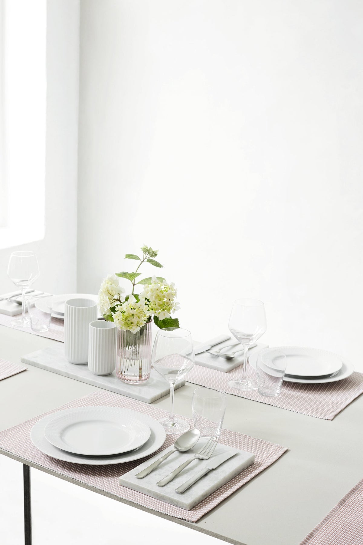 Lyngby Rhombe Plate, 10.6", Set of 4