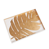 Lacquered Large Philodendron Tray