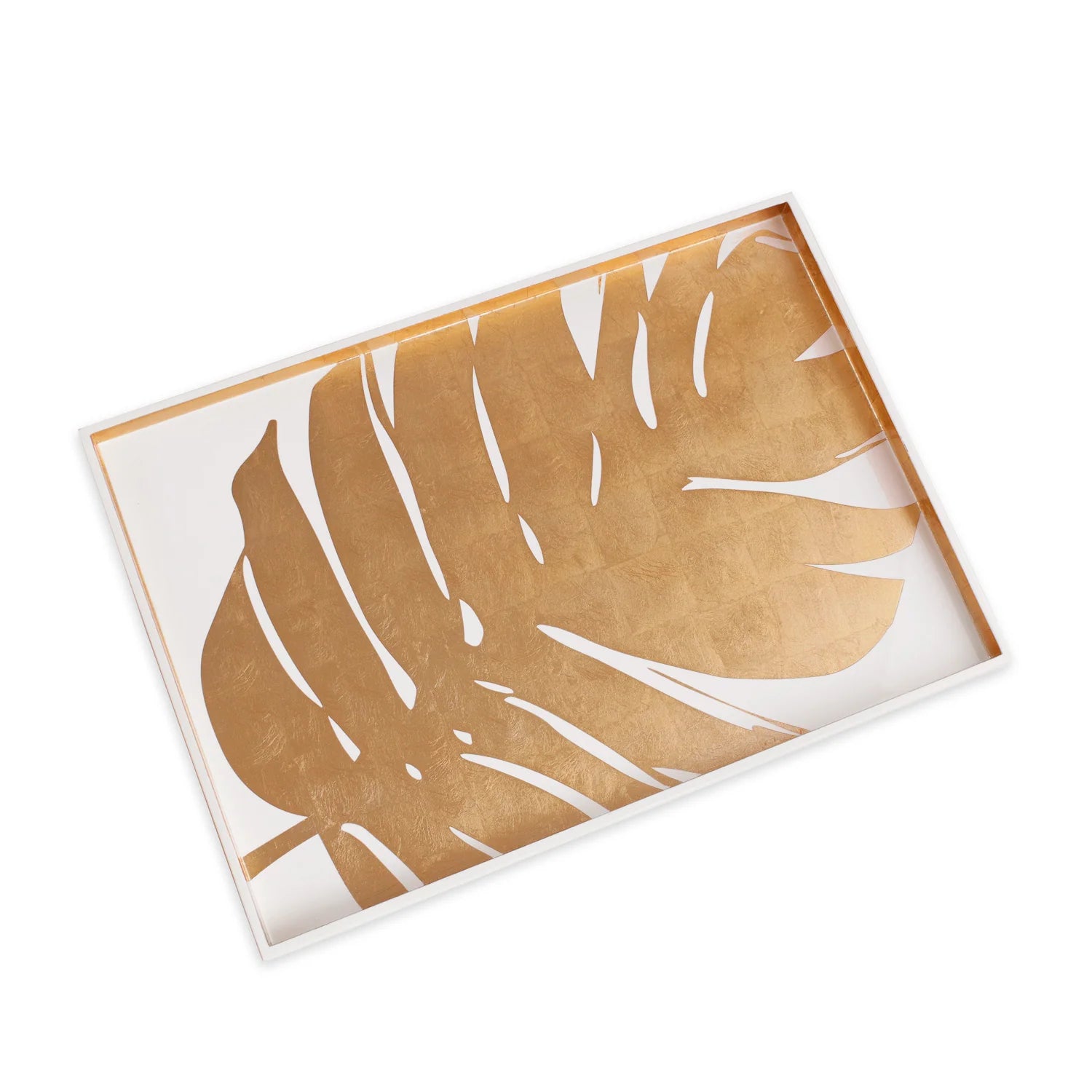 Lacquered Large Philodendron Tray