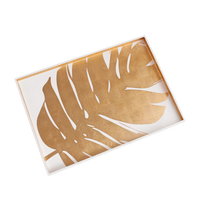 Lacquered Large Philodendron Tray
