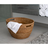 Laundry Basket with Cutout Handles