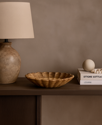Leighton Wood Scalloped Bowl
