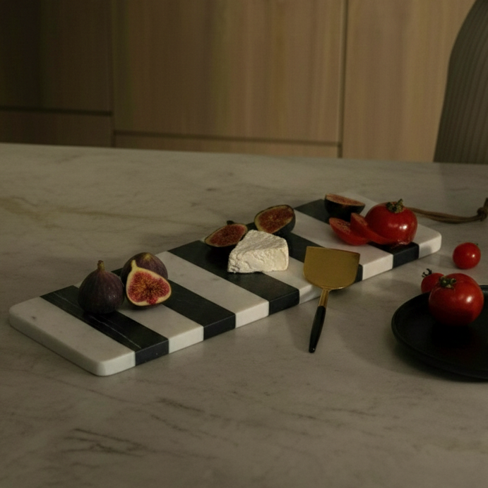 Liam Striped Marble Board
