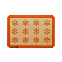 Silpat Snowflake Half Size Baking Mat - Limited Edition
