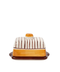 Lina Hand Painted Butter Dish