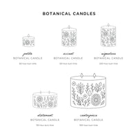 Statement Botanical Candle - Roman Lavender