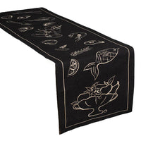 Line Drawing Linen Runner