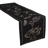 Line Drawing Linen Runner