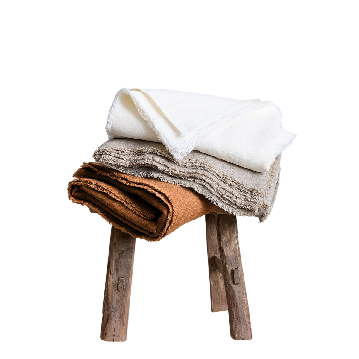 Fringed Linen Tablecloth
