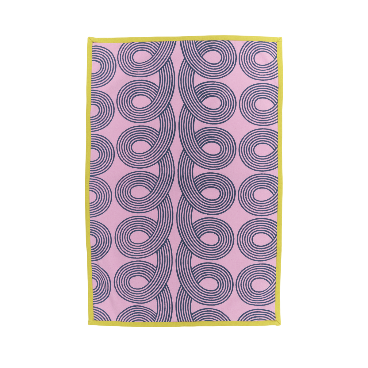 Orchid Loops Tea Towel