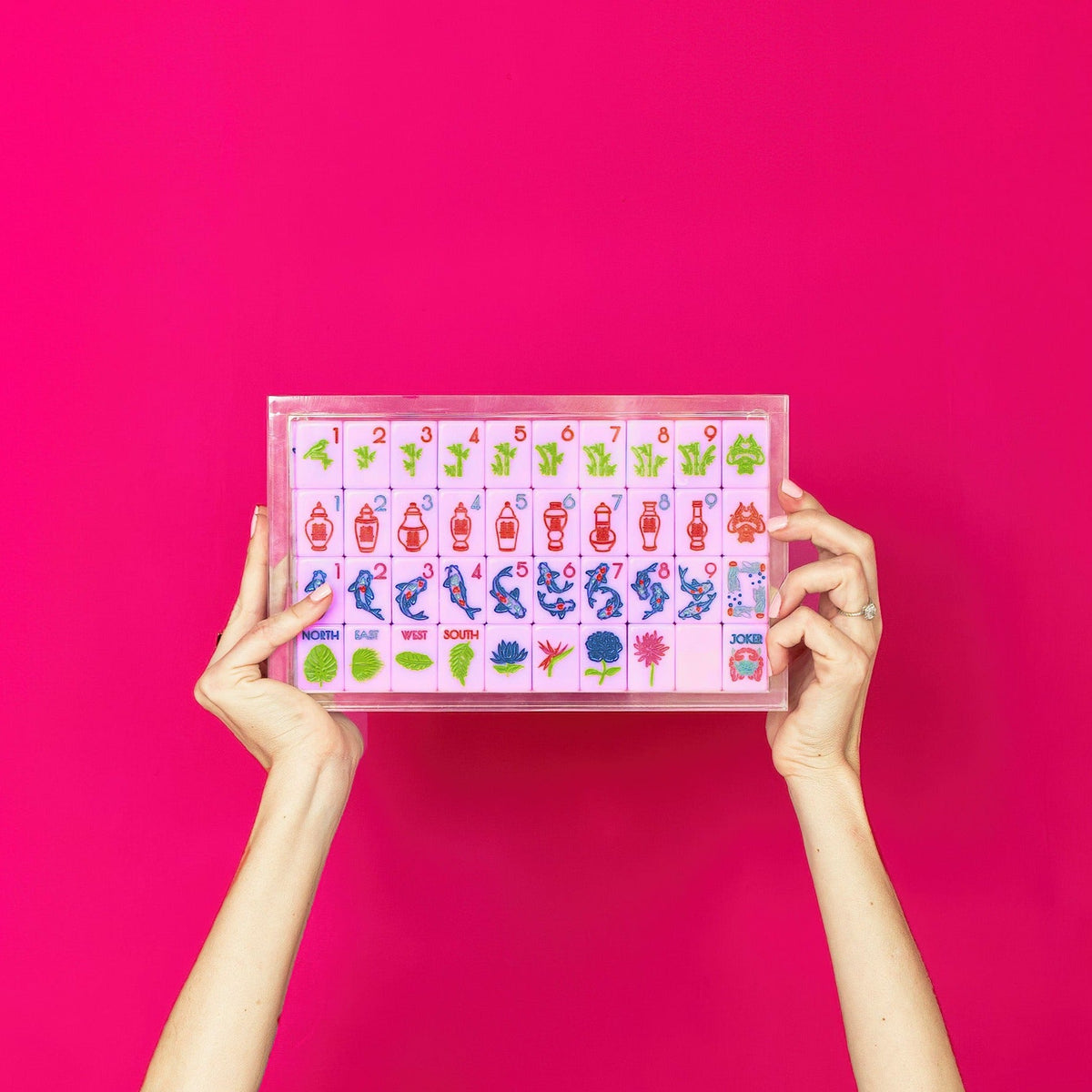 The Chinoiserie Set -  Mahjong Tiles (Luxe Lilac)