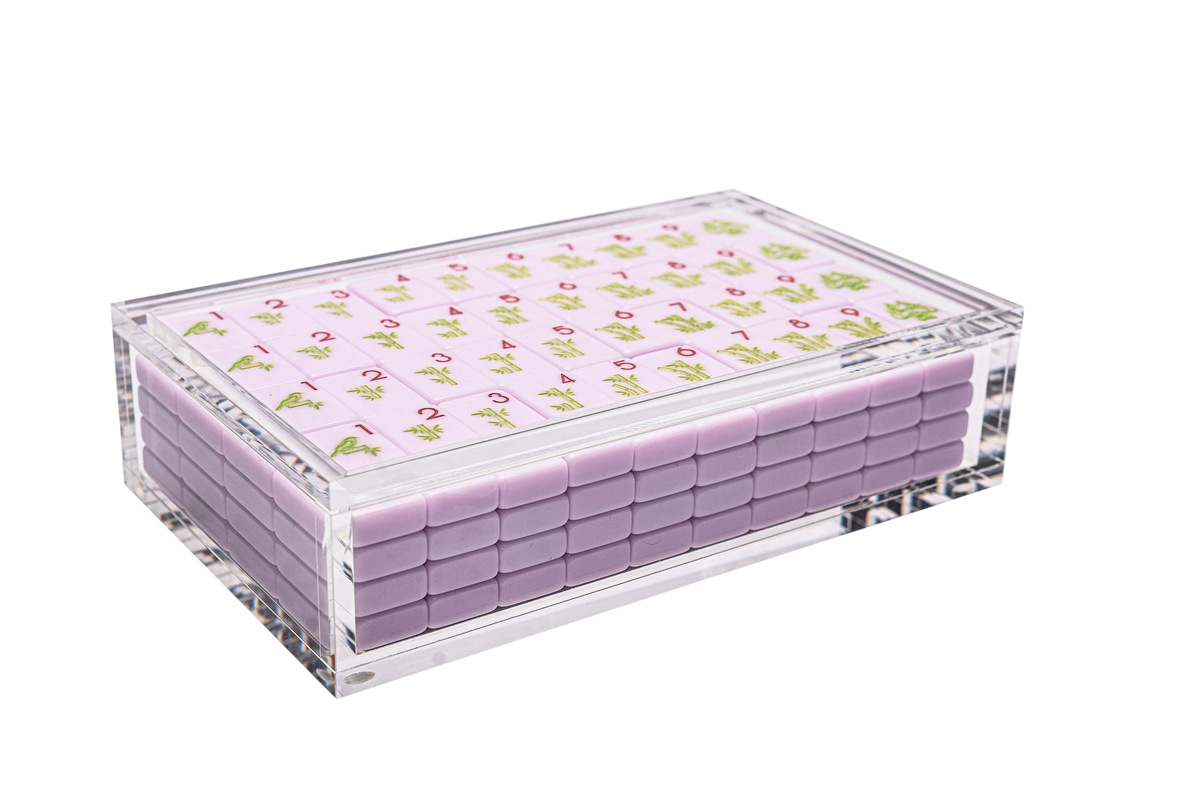 Lucite Mahjong Tile Display Box