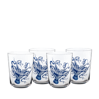 Lucy Blues Short Drinking Glasses