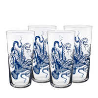 Lucy Blues Tall Drinking Glasses