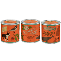 Massachusetts State Candle
