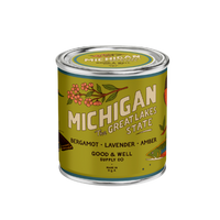 Michigan State Candle