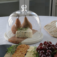 Mabel Cake Tray + Glass Dome