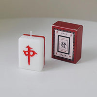 Lucky Mahjong Tile Candles