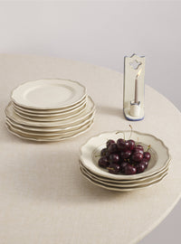 Sylvia 12 Piece Dinnerware Set with Pasta Bowl