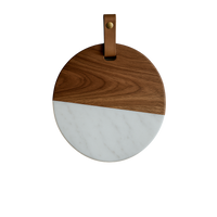 Maison Wood + White Serving Boards