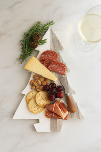 Marble Christmas Tree Board, Two-toned