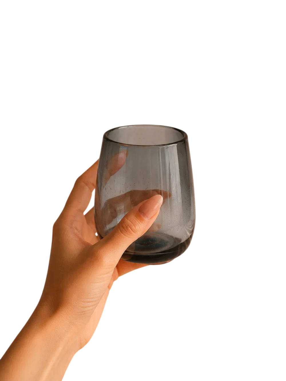 Mario Short Smoke Luster Glass (Set of 4) by MESO