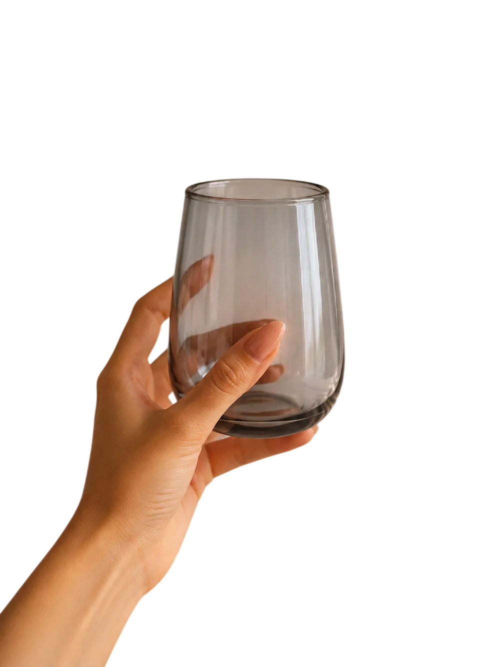 Mario Tall Smoke Luster Glass (Set of 4) by MESO