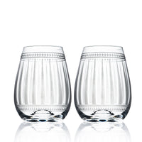 Marrakech Stemless Wine Glasses, Set of 2
