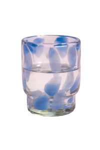 Marta Stackable Glass Blue & Clear (Set of 4) by MESO
