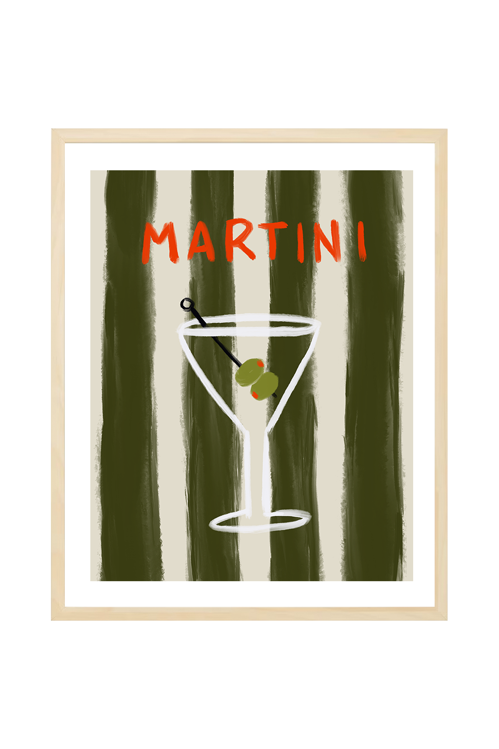 Martini Art Print
